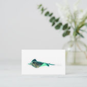Exotische Black Diamond Stingray Sticker - Zoetwat Informatiekaartje (Staand voorkant)