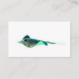 Exotische Black Diamond Stingray Sticker - Zoetwat Informatiekaartje