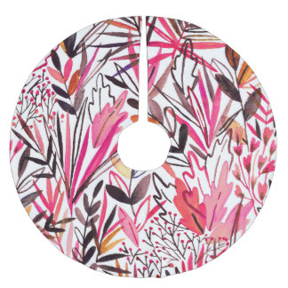 Exotische bladeren bloemen regenwoud patroon kerstboom rok