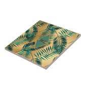 Exotische bladeren tegeltje (Zijkant)