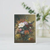 Exotische bloei in een Grieks vaas Briefkaart (Staand voorkant)