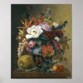 Exotische bloei in een Grieks vaas Poster (Voorkant)