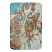 exotische bloem badmat (Voorkant Verticaal)