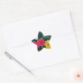Exotische Bloem Digitale Grafische sticker (Envelop)