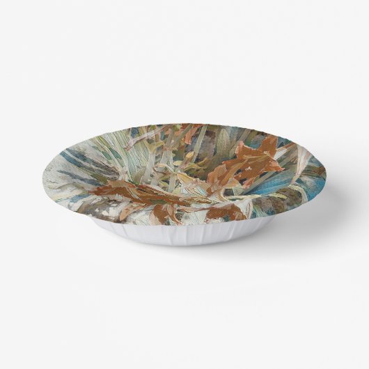 exotische bloem papieren kommen (Gebogen)