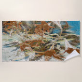 exotische bloem strandlaken (Voorkant)