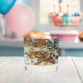 exotische bloem whisky glas