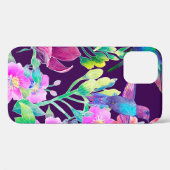 Exotische bloemen en vogels Case-Mate iPhone case (Achterkant (horizontaal))