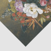 Exotische bloemen in een Griekse vaas Decoupage Tissuepapier (Detail)