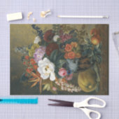 Exotische bloemen in een Griekse vaas Decoupage Tissuepapier (Craft)