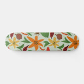 Exotische bloemen persoonlijk skateboard (Horizontaal)