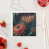 Exotische bloemen. servet (Insitu)