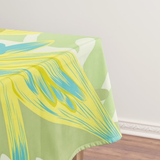 Exotische bloemen tafelkleed