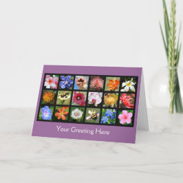 Exotische bloemen uit de hele wereld kaart