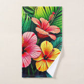 Exotische Bloementuin Dromen Bad Handdoek (Handdoek)