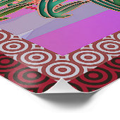 exotische bloementuin perfect poster (Hoek)