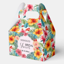 Exotische bloemige Hawaïaanse bruidsdouche