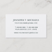 Exotische Boho Waterverf Cactus & Succulent Patroo Visitekaartje (Achterkant)