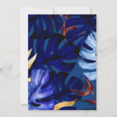 Exotische bos koppels douche kaart (Achterkant)