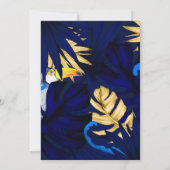 Exotische bosrit door douche kaart (Achterkant)