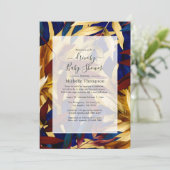 Exotische bosrit-doucheshowers kaart (Staand voorkant)