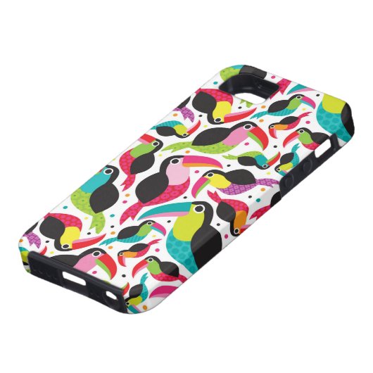 exotische braziliaanse touchvogel Case-Mate iPhone case (Onderkant)