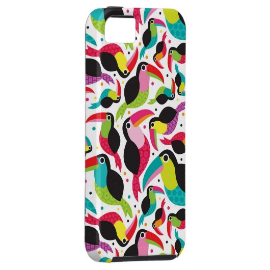 exotische braziliaanse touchvogel Case-Mate iPhone case (Back/Rechts)