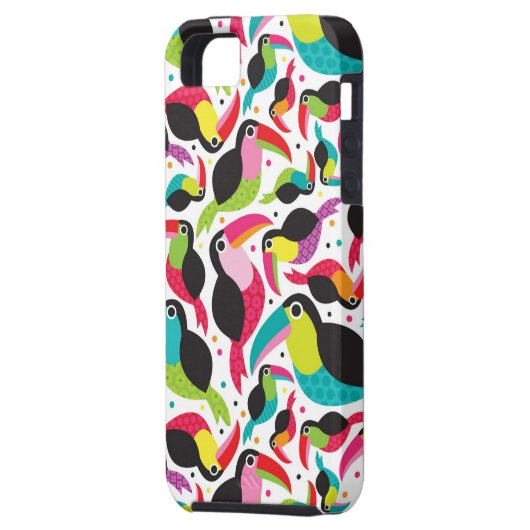 exotische braziliaanse touchvogel Case-Mate iPhone case (Achterkant Links)