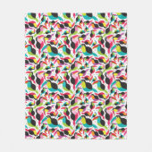 exotische braziliaanse touchvogel fleece deken (Voorkant)