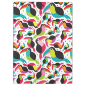 exotische braziliaanse touchvogel klembord (Achterkant)