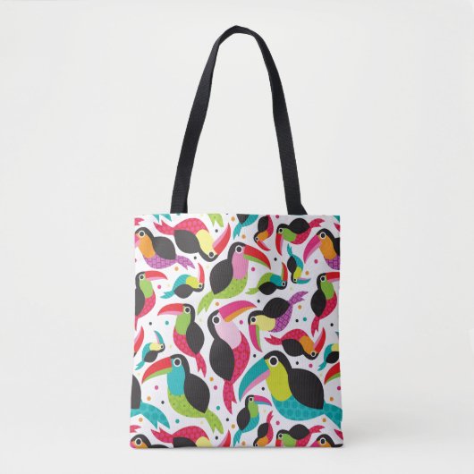 exotische braziliaanse touchvogel tote bag (Voorkant)