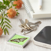 Exotische Butterfly uit Saint Lucia Sleutelhanger (Zijkant)