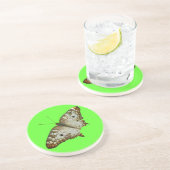 Exotische Butterfly uit Saint Lucia Zandsteen Onderzetter (Zijkant)