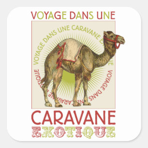 Exotische Caravan Camel Stickers