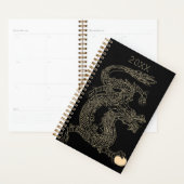 Exotische Chinese draak Magische creatie Planner (Display)