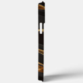 Exotische Chocolade Goud Zwarte Honingraat swirl Case-Mate iPhone Case (Achterkant / Rechts)