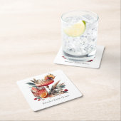 Exotische Cocktail Kartonnen Onderzetters (Insitu)