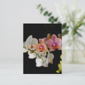 EXOTISCHE COLORFUL ORCHIDEN BRIEFKAART (Staand voorkant)