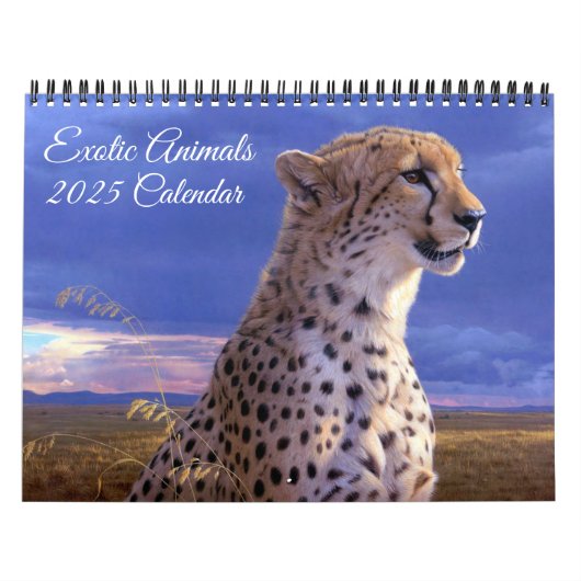 exotische dierenkalender kalender (Hoes)