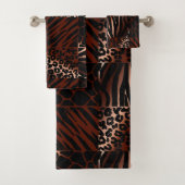 Exotische dierenprint bad handdoek (Insitu)