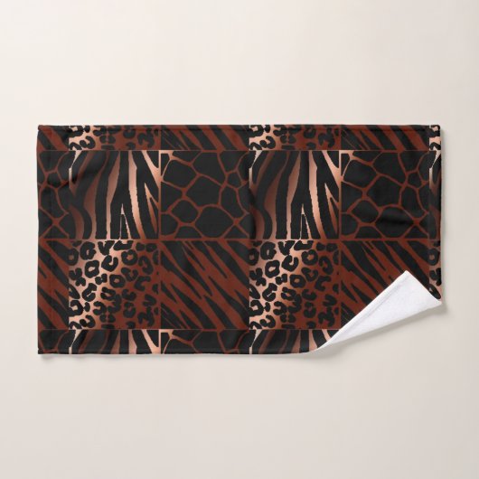 Exotische dierenprint bad handdoek (Handdoek)