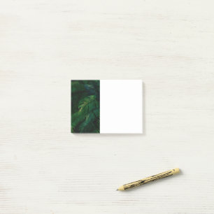 Exotische donkergroene tropische bladeren post-it® notes