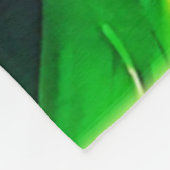 Exotische drakenfruitbloei fleece deken (Hoek)