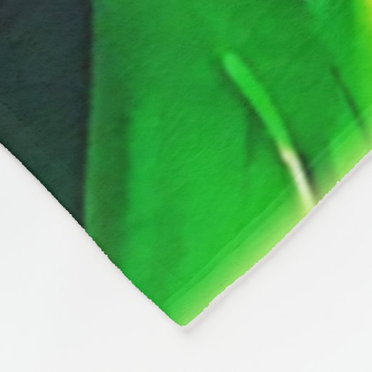 Exotische drakenfruitbloei fleece deken (Hoek)