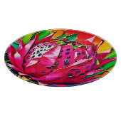 Exotische drakenfruitbloei snijplank (Hoek)