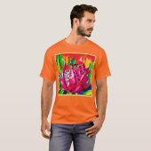 Exotische drakenfruitbloei t-shirt (Voorkant volledig)