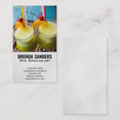 Exotische Drinken | Bartender Visitekaartje (Voorkant / Achterkant)