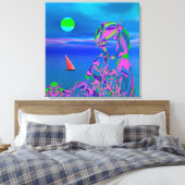 Exotische Dromen Canvas Afdruk (Insitu (Slaapkamer))