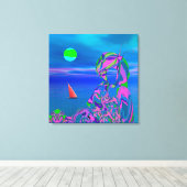 Exotische Dromen Canvas Afdruk (Insitu (Houten vloer))