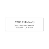 Exotische elegantie . Minimale typografie 07. Zelfinktende Stempel (Design)